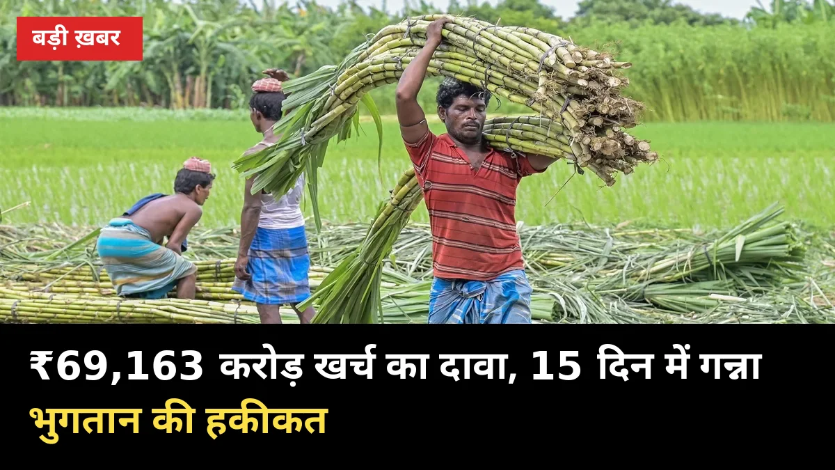 ₹69,163 करोड़ खर्च, 15 दिन में गन्ना भुगतान: कृषि मंत्री का दावा, खाते से मिलाकर देखें